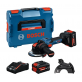 BOSCH EXPERT EXWX18V-15S kampinis šlifuoklis 2x8 Ah X-lock L-Boxx