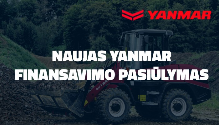 Yanmar finansavimo pasiūlymas