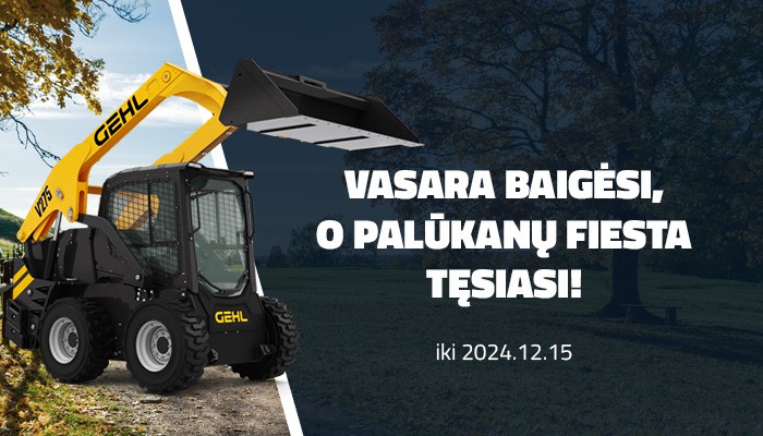 GEHL LIZINGO PASIŪLYMAS: