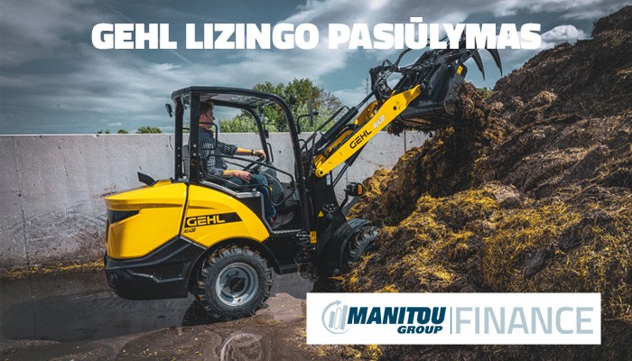 Naujas GEHL lizingo pasiūlymas