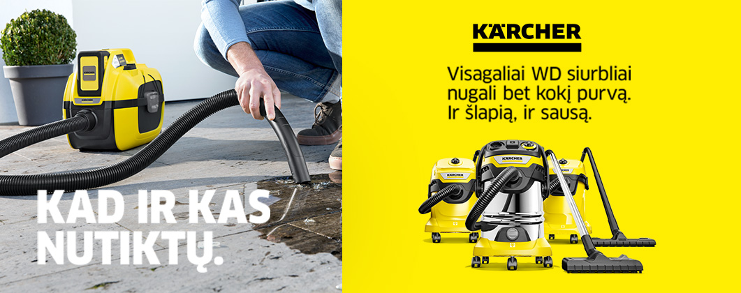 karcher siurbliai