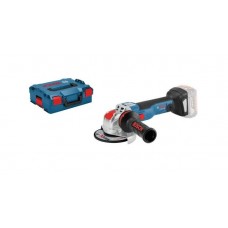 BOSCH GWX 18V-10 C kampinis šlifuoklis X-LOCK SOLO L-Boxx