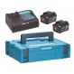 Makita POWERPACK komplektas DC10SB + 2x4 Ah MAKPAC