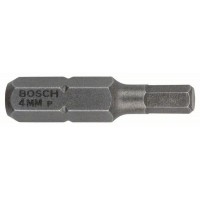 BOSCH suktuvo antgalis šešiabriaunis 4 mm 25 mm Extra Hart 1 vnt