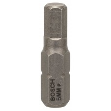 BOSCH suktuvo antgalis šešiabriaunis 5 mm 25 mm Extra Hart 1 vnt