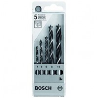 BOSCH grąžtų medienai rinkinys 4-10 mm (5 vnt.)