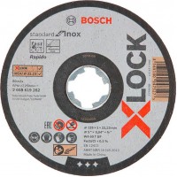 BOSCH X-LOCK Standart for INOX pjovimo diskas 125x1 mm