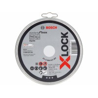 BOSCH X-LOCK Standart for INOX pjovimo diskas 125x1 mm (10 vnt)