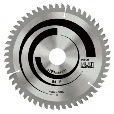 BOSCH MultiMaterial pjūklo diskas 190x2,4 mm T54