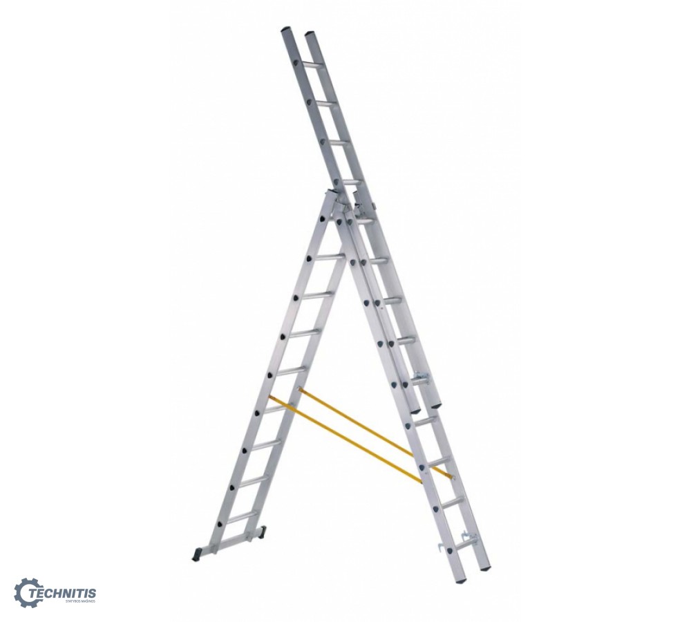 ZARGES Z200 universalios kopėčios 3 dalių 8.9 m
