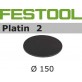 FESTOOL Platin 2 šlifavimo popierius S500 150 mm FESTOOL Platin 2 šlifavimo popierius S500 150 mm