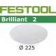 FESTOOL Brilliant2 šlifavimo popierius dažams P80 225 mm FESTOOL Brilliant2 šlifavimo popierius dažams P80 225 mm