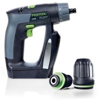 FESTOOL CXS Li 2.6 PLUS gręžtuvas - suktuvas 2x2.6 Ah