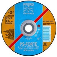 PFERD PSF INOX šlifavimo diskas plienui 125x7 mm