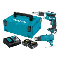 Makita DFS452TJX2 juostinis gipso suktuvas 2x5 Ah