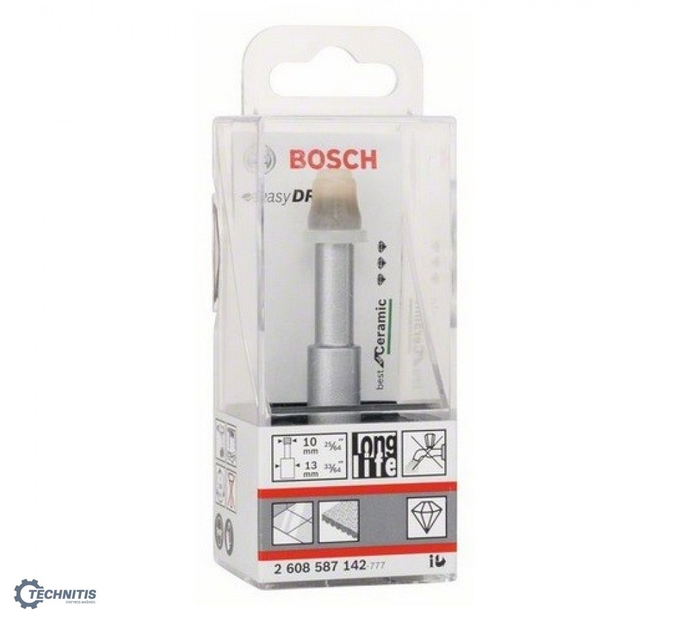 BOSCH EasyDry Best for Ceramic deimantinis grąžtas 10 mm