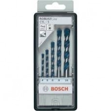 BOSCH BLUE GRANITE grąžtų betonui rinkinys 4-10 mm (5 vnt.)