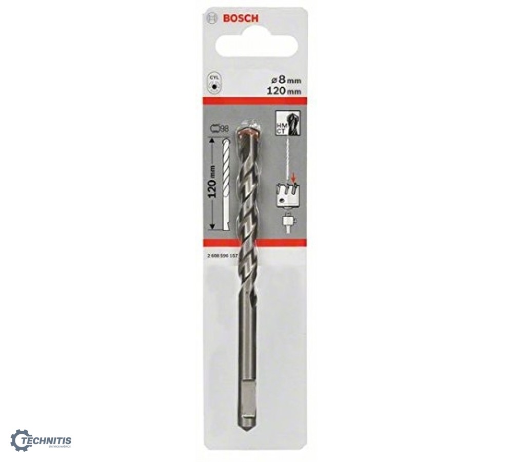 BOSCH SDS+ centravimo grąžtas 8x120 mm