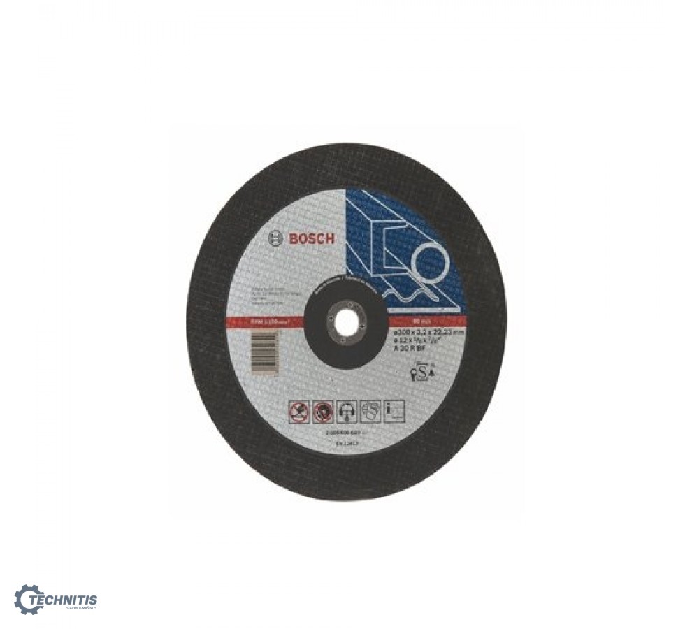BOSCH A30 R BF pjovimo diskas metalui 300x3,2 mm