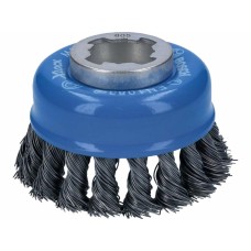 BOSCH „PRO Metal heavy X-Lock “ taurės formos šlifavimo šepetys 75 mm x 0,5 mm