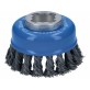 BOSCH „PRO Metal heavy X-Lock “ taurės formos šlifavimo šepetys 75 mm x 0,5 mm