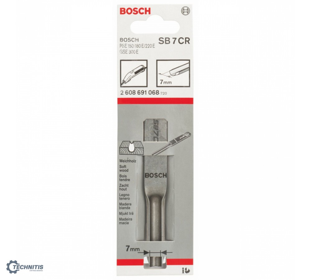 BOSCH medienos kaltas SB 7 CR 
