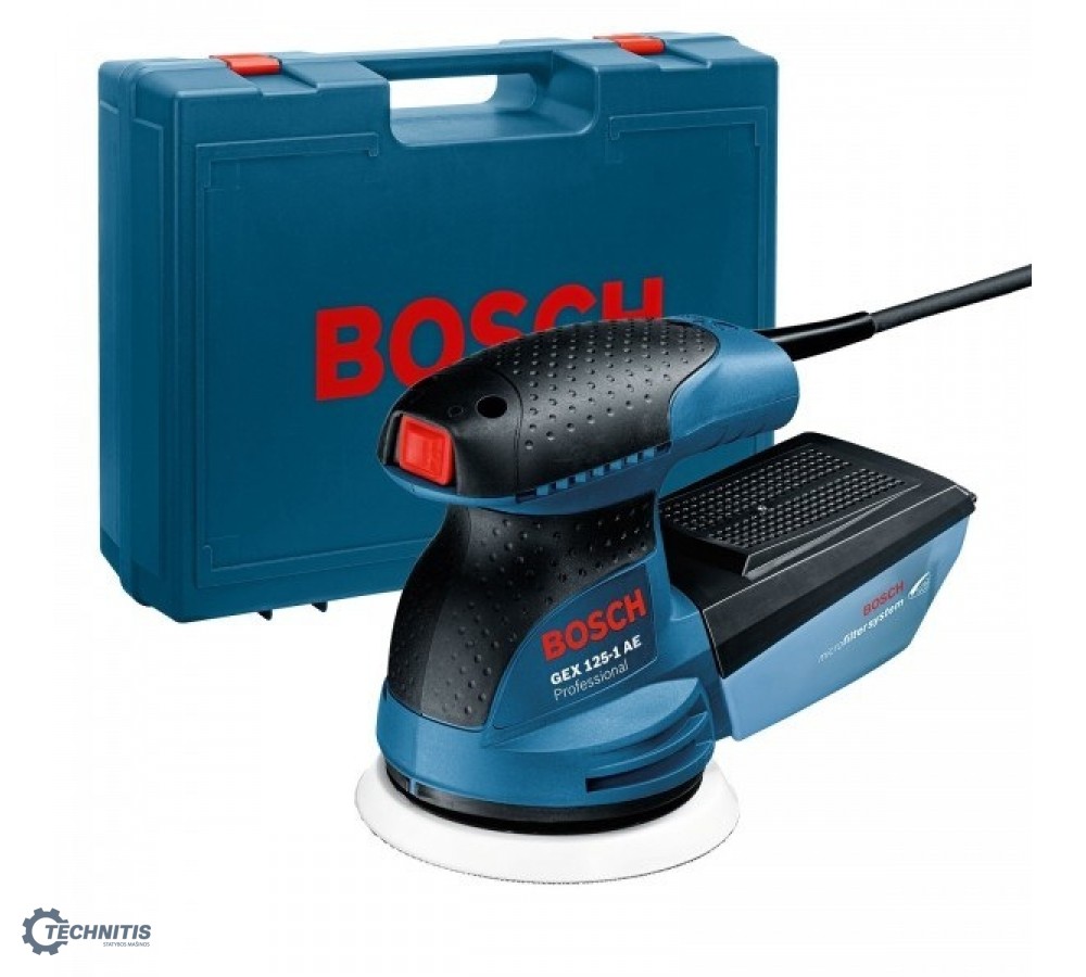 BOSCH GEX 125-1 AE ekscentrinis šlifuoklis