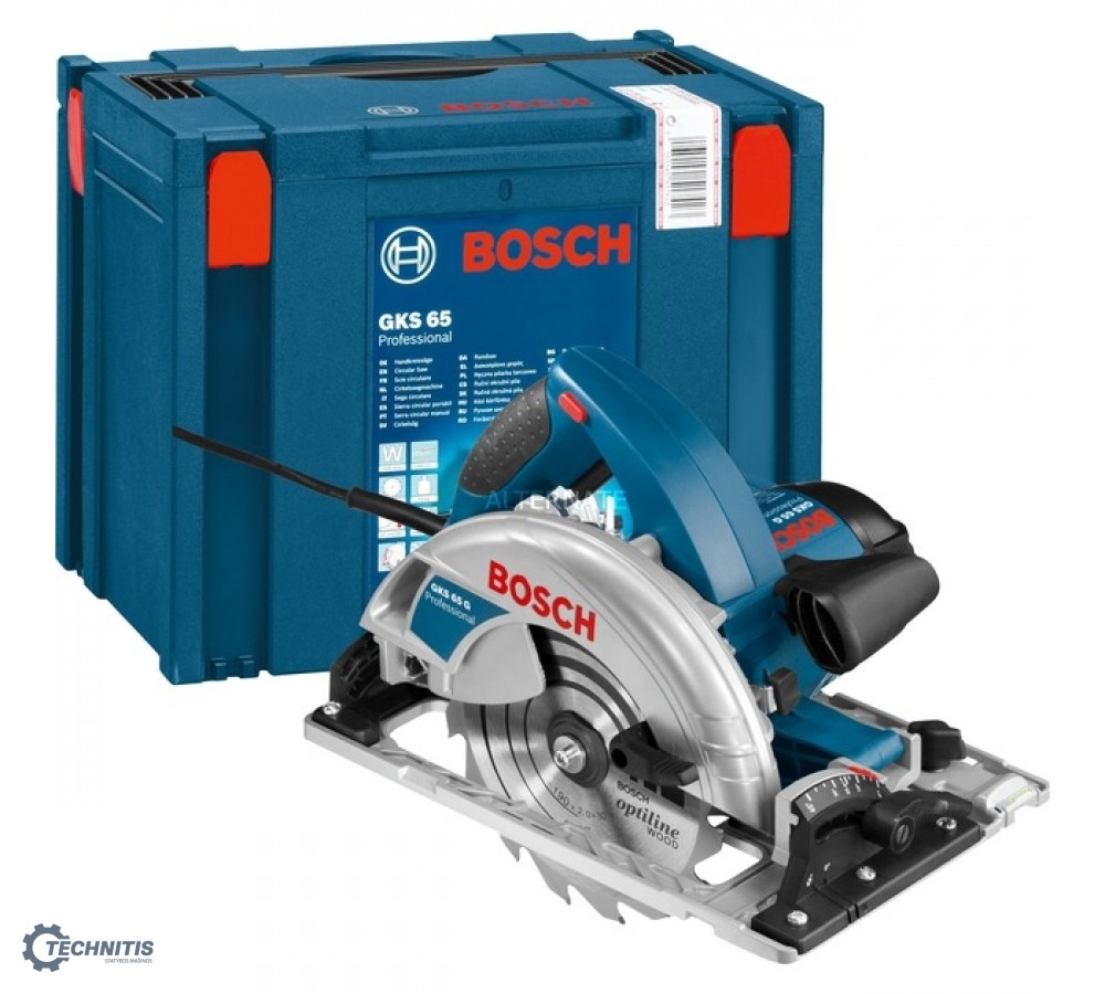 BOSCH GKS 65 GCE diskinis pjūklas L-boxx