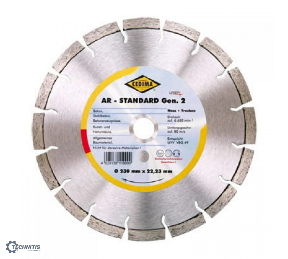 Cedima AR-STD 2 deimantinis diskas 300 mm