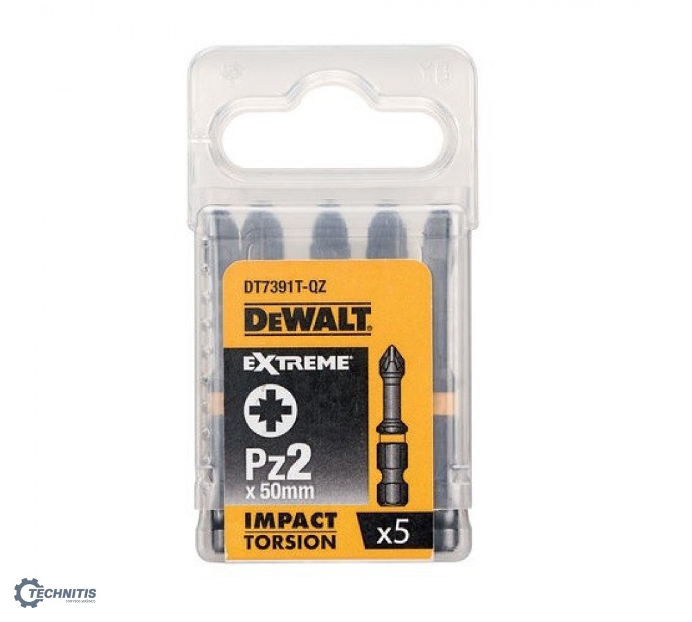 DeWALT antgaliai PZ2 57 mm EXTREME IMPACT (5 vnt)