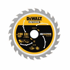 DeWALT pjovimo diskas medienai 190 mm T24