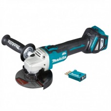 Makita DGA512ZU kampinis šlifuoklis + Bluetooth lustas