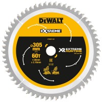 DeWALT pjovimo diskas medienai 305 mm T60 FLEXVOLT