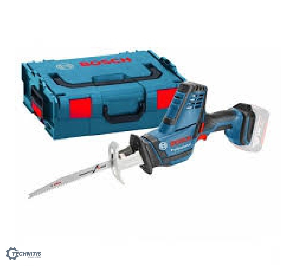 BOSCH GSA 18 V-Li C tiesinis pjūklas SOLO L-Boxx