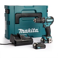 Makita HP332DSAJ smūginis gręžtuvas - suktuvas 2x2 Ah