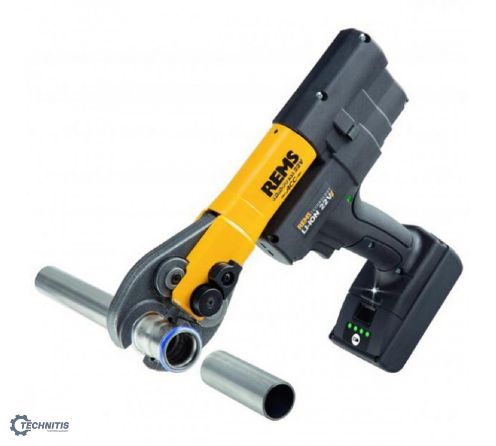 REMS Akku-Press 22V ACC akumuliatorinis radialinis presas L-Boxx