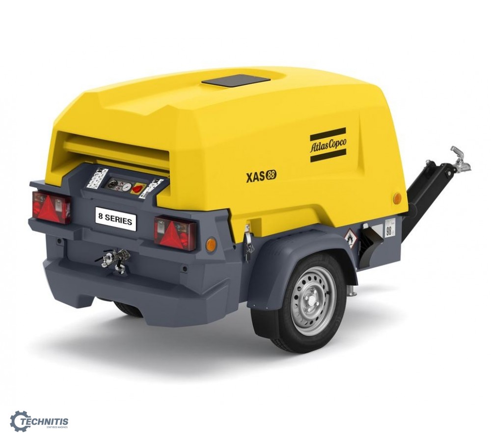 Atlas Copco XAS 88 mobilus kompresorius 
