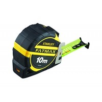 STANLEY FatMax matavimo ruletė 10 m 32 mm ryški + antgalis