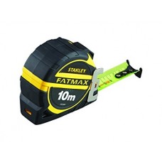 STANLEY FatMax matavimo ruletė 10 m 32 mm ryški + antgalis
