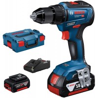 BOSCH GSR 18V-55 gręžtuvas - suktuvas 2x4 Ah L-Boxx