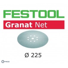  FESTOOL Granat Net šlifavimo popierius glaistui P150 225 mm (25 vnt)