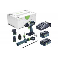 FESTOOL TPC 18/4 5,2/4,0 I-Set/XL smūginis gręžtuvas - suktuvas