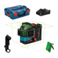 BOSCH EXPERT EXLL18V-120-33CG kryžminių linijų lazeris 1x4 Ah L-Boxx