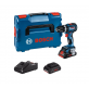 BOSCH GSB 18V-90 C smūginis gręžtuvas - suktuvas  2x4 Ah ProCore L-Boxx