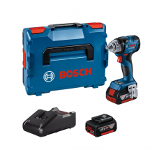 BOSCH GDS 18V-330 HC smūginis veržliasukis 2x5 Ah L-Boxx