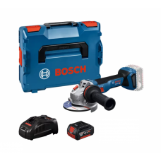 BOSCH GWS 18V-11 S kampinis šilfuoklis 1x5 Ah L-Boxx