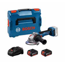 BOSCH GWS 18V-11 kampinis šilfuoklis 2x5 Ah L-Boxx