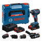 BOSCH EXPERT EXSR18V-90FC gręžtuvas - suktuvas + 4 adapteriai 2x4 Ah L-Boxx