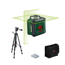 BOSCH UniversalLevel 360 kryžminių linijų lazeris + TT150