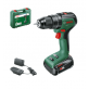 BOSCH UniversalImpact 18V-60 smūginis gręžtuvas - suktuvas 1x2 Ah